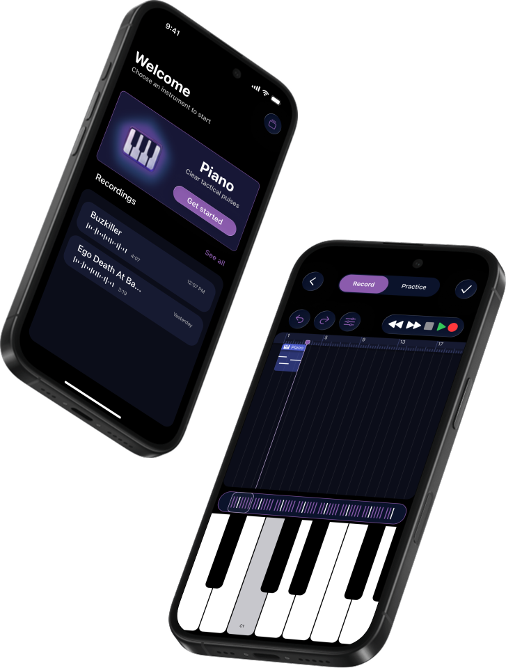 Sensic app screens